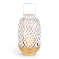 thumbnail image 1 of Gerson 45926 - 14.4" Bamboo Battery Operated LED Candle with Timer, 1 of 1
