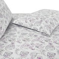 thumbnail image 5 of Elegant Comfort Bed Sheets Paisley Pattern - 1500 Series Hotel Quality Microfiber Softness Wrinkle and Fade Resistant (4-Piece) Bedding Set, Twin/Twin XL, Paisley Purple, 5 of 7