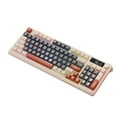 thumbnail image 3 of Teclado mecánico para juegos ruso, teclas PBT, universal, ergonómico, resistente al desgaste café beige, 3 of 9