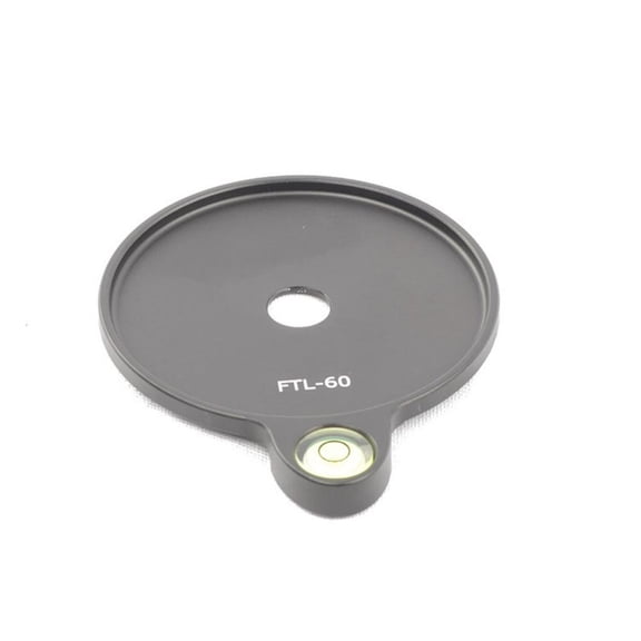 WE-POLUJ 60mm Tripod Leveling Plate with Bubble Level Circular Offset Leveling for Easy Setups and Adjustment
