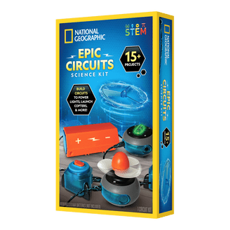 ScienceWiz Cool Circuits Puzzle, STEM Electric Kit, 40 Challenges
