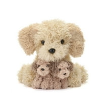 Hugs and Cuddles™ Fluffy Fam 10” Doodle Mommy and Babies Plush Set
