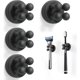thumbnail image 1 of Silicone Toothbrush Holder-4 Pcs Toothbrush Hook Single Toothbrush Hook for Wall for Hanging Bathroom Kitchen Office -Qin, 1 of 5