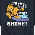 thumbnail image 3 of Garfield - Rise But Won't Shine - Men's Crew Neck Fleece Pullover, 3 of 5