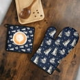 thumbnail image 5 of Siberian Husky Kitchen Oven Mitt and Pot Holder Sets 2 Pcs for Baking, Cooking and Grilling, Heat Resistant Up To 392 °F, 5 of 7