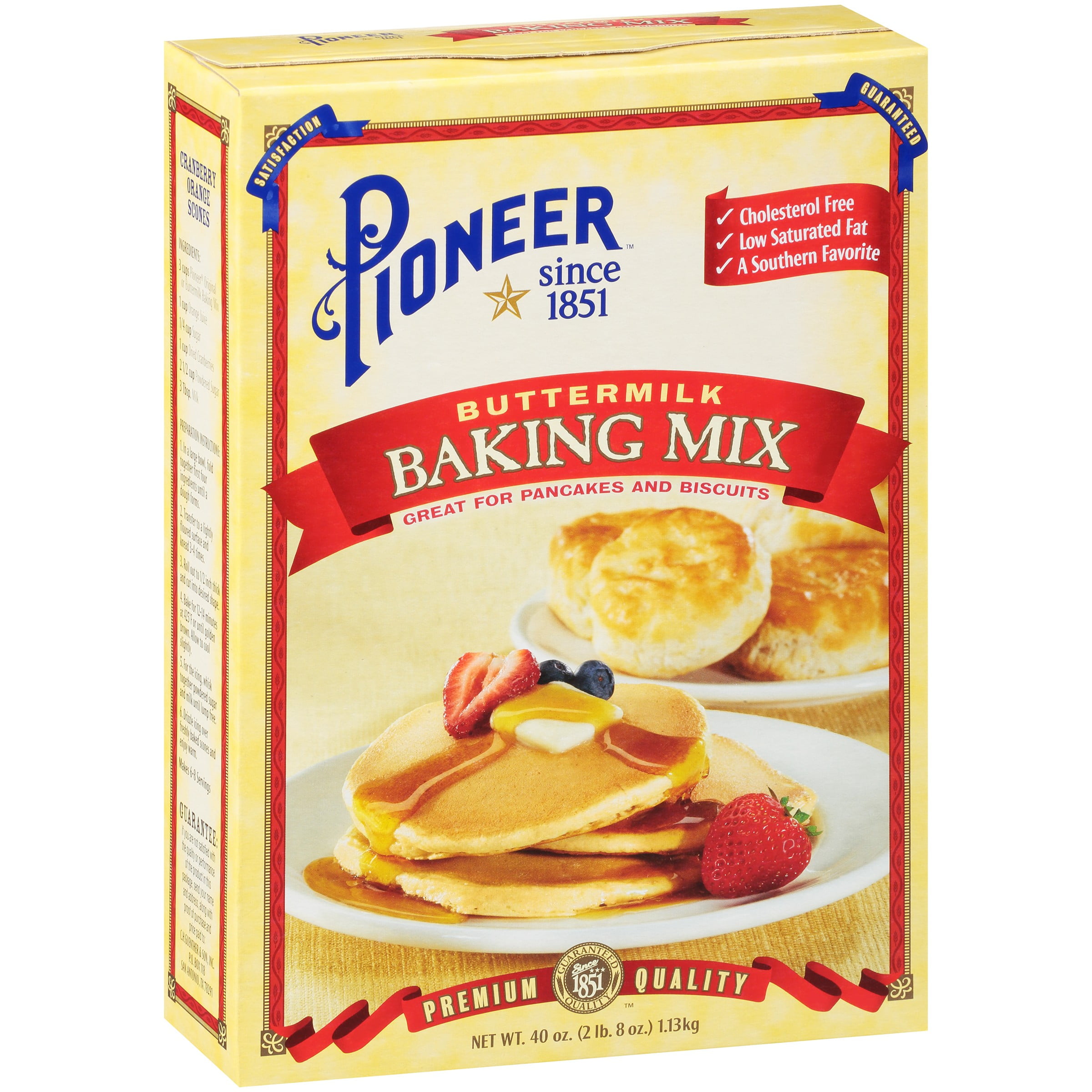 Pioneer Brand Buttermilk Biscuit & Baking Mix, 40 oz