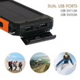 thumbnail image 3 of Cargador solar portátil Sincero con linterna LED de 4 modos para teléfonos inteligentes tabletas drones y cámaras, 3 of 5