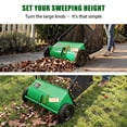 thumbnail image 4 of 26-Inch Push Lawn Sweeper with 4 Spinning Brushes, 7 Cu. Ft. Mesh Hopper and Adjustable Height Setting, 4 of 8