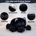 thumbnail image 3 of Peluche Gudisi con forma de gato negro con 4 gatitos, 40 cm, 3 of 6