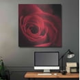 thumbnail image 5 of Luxe Metal Art 'The Red Rose I' by Lori Deiter, Metal Wall Art, 36"x36", 5 of 9