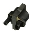 thumbnail image 2 of CarLights360 For Chevy Silverado 3500 2001 02 03 04 05 2006 Ignition Coil | Black | Electronic Coil | Bolt On Mount | Blade Terminal | Oval Connector | Replacement For 10489421, 8104894210, 2 of 5
