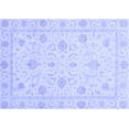 thumbnail image 1 of Ahgly Company Machine Washable Indoor Rectangle Oriental Blue Traditional Area Rugs, 6' x 9', 1 of 4