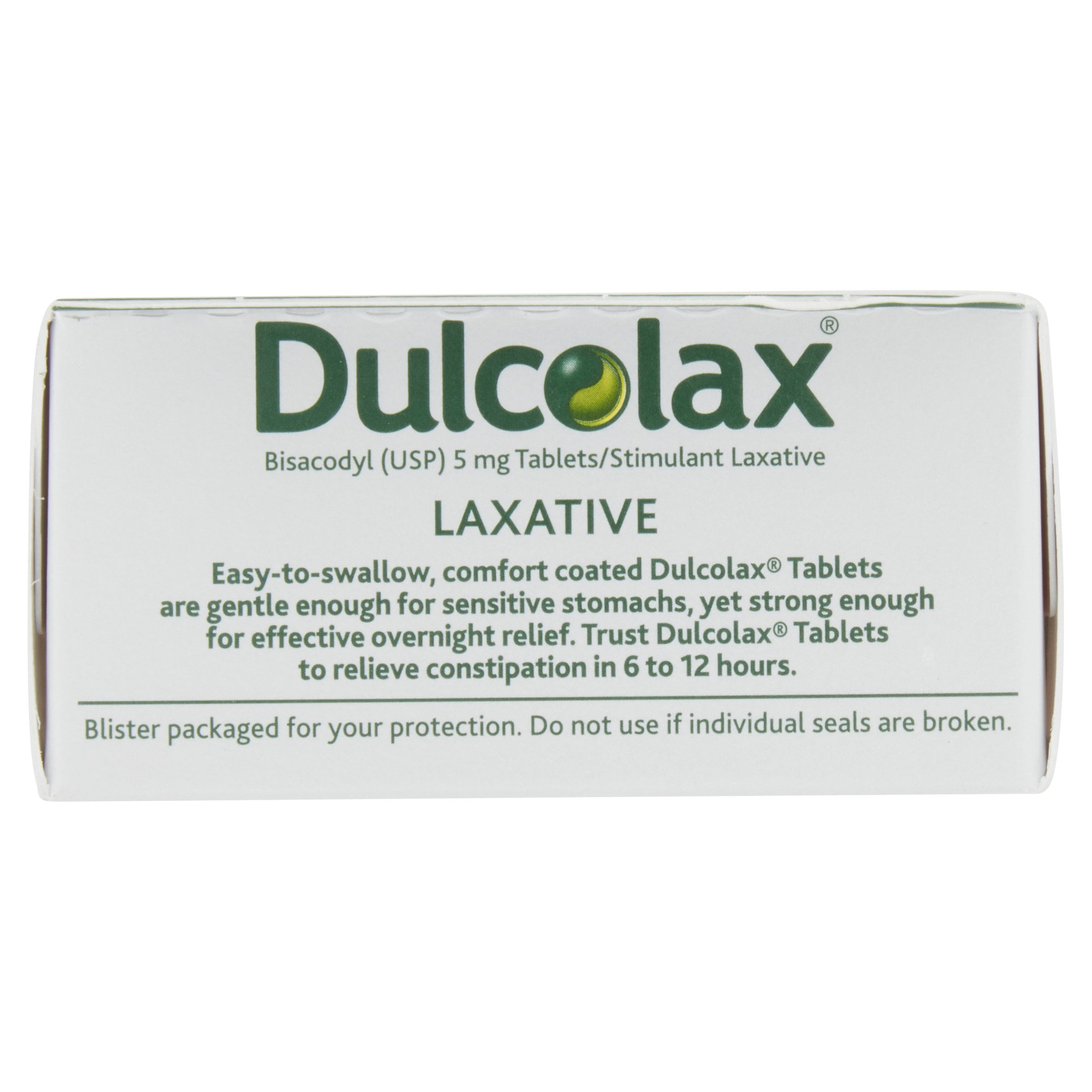 How long does it take for Dulcolax to take effect?