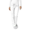 thumbnail image 1 of Adar Pantalon d'Uniforme Droit pour Femmes Universal, à Cordon, Popeline Durable, Noir, 1 of 7