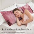 thumbnail image 5 of Pink Mountain Body Pillow Covers 20"x60", Misty Forest Nature Woodland Pine Tree Landscape Soft Brushed Microfiber Breathable Throw Pillow Covers, Pillowcase with Zipper for Couch Sofa Bedroom, 5 of 9