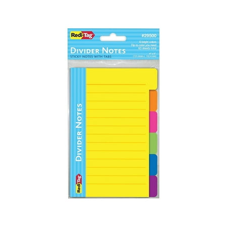 redi-tag corporation 4   x 6   60 count divider note