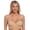 Mocha, variant on Dominique Bella Strapless Bra #3600 - Seamless Hidden Underwire Convertible Bandeau Bra with Clear & Matching Straps