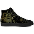 thumbnail image 4 of Aidianart Mens Dragon High Top Shoes High Top Canvas Sneakers Size 5.5, 4 of 5