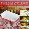 thumbnail image 7 of Avant Grub 1 lb Rectangular Heavy-Duty Red and White Paper Food Trays 100 Ct, 7 of 7