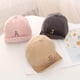 thumbnail image 5 of Primavera Verano Algodón Suave Bebé Letra Gorra Sombreros Gorras De Béisbol Ajustables Niños Snapback Sombrero Para El Sol Inevent AP008068-02, 5 of 6