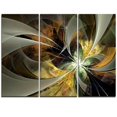 thumbnail image 1 of Design Art - Fleur Fractale Dorée Symétrique, 1 of 4