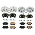 thumbnail image 2 of PowerStop Front and Rear Stock Replacement Brake Pad and Rotor Kit with Calipers Fits: SCION Select Models KCOE2315, 2 of 5