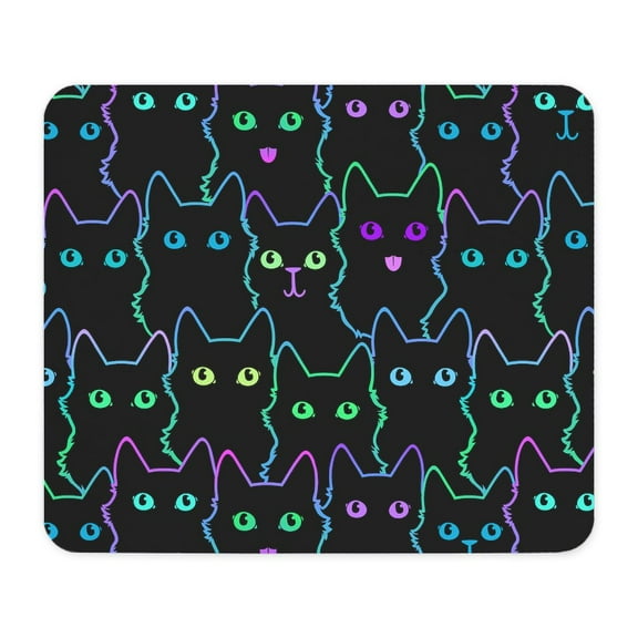 CafePress - Halloween Kitty Cat - Non-slip Rubber Mousepad, Gaming Mouse Pad