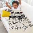 thumbnail image 2 of Heartfelt Birthday Blanket For Expression From Son To Mom Keepsake Throw, 2 of 5