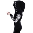 thumbnail image 6 of Light Weight Zip Up Hoodie Women, Y2K Gothic Hoodies for Women Vintage Retro Skull Skeleton Graphic Jacket Oversized Aesthetic Sweatshirts Pullovers Plus Size Jackets for Women, 6 of 6