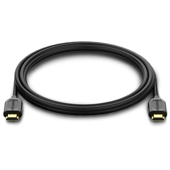 Fosmon HDMI Câble 6FT, Haute Vitesse Plaqué Or HDMI Câble Cordon pour HDTV, DVD, Flouay, Moniteur, PS3 PS4, xBox One X S