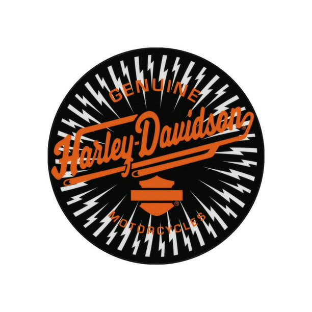 Harley Davidson Static Charge H D Round, Harley Davidson Rug