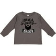 thumbnail image 3 of Inktastic I Have a Fuzzy Daddy Beard Boys or Girls Long Sleeve Toddler T-Shirt, 3 of 5