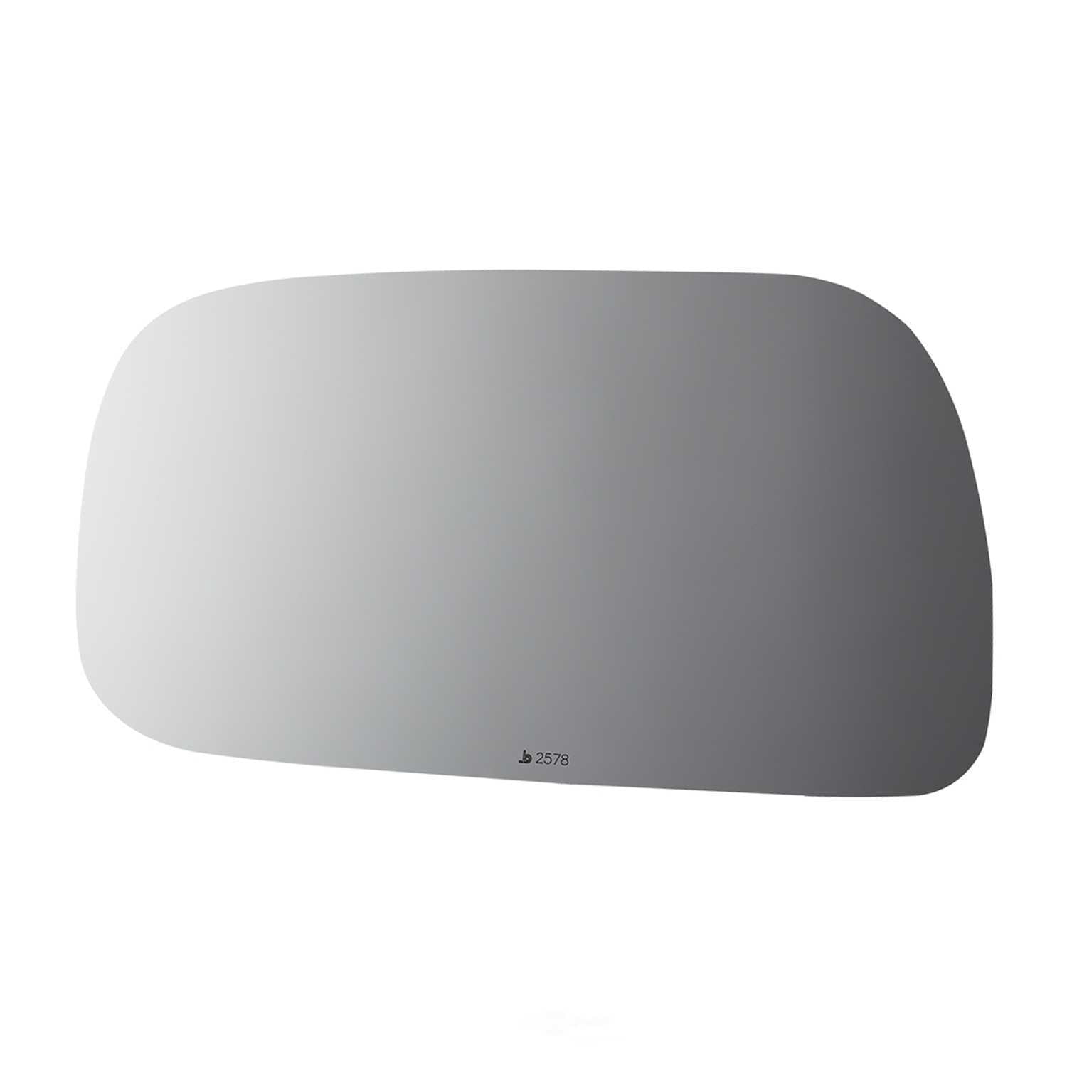Burco Side View Mirror Replacement Glass - Clear Glass - 2578