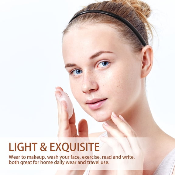 UPOUART Fashion Hair Hoop 2Pcs Anti-slip Resin Hair Accessories for Girls Engagement