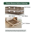 thumbnail image 2 of Under Bed Storage  Boxes Storage Containers with Lids Stackable Closet Organizers and Storage  Door (2 Pack), 2 of 6