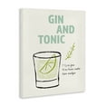 thumbnail image 3 of Stupell Industries Modern Gin & Tonic Recipe Canvas Art, 24 x 30, by Victoria Barnes, 3 of 8
