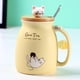 thumbnail image 4 of Nuevas ideas de productos China Venta al por mayor Precio de fábrica Alibaba 3D Animal Cat Taza de cerámica hecha a mano personalizada Hola café noviembre, 4 of 4