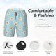 thumbnail image 3 of Fotbe Daisies Flowers Traje de Baño para Hombre – Shorts de Natación de Secado Rápido con Forro y Bolsillos-Large, 3 of 6