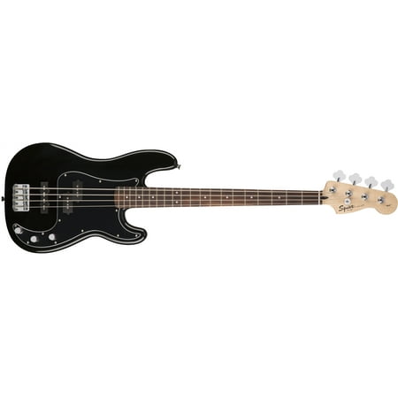 Affinity Series™ Precision Bass® PJ Pack, Laurel Fingerboard, Black, with Gig Bag and Rumble 15 (Best Bass Guitar Amplifier)