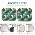 thumbnail image 6 of Fotbe Hawaiian Style 2-Piece Car Windshield Sun Shade | Sun Blocker for Car Windshield | Foldable Automotive Interior Accessories for Sun Protection-Large, 6 of 7