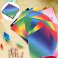 thumbnail image 1 of BEADCEST Diy Material Paper 200 Sheets Origami Paper Double Sided Multi Color for Home Decorating, 1 of 6