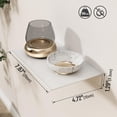 thumbnail image 3 of Shelving Solution  Floating Shelf for Wall  Wall Mounted  Aluminum  Matte Black (20 inch), 3 of 8
