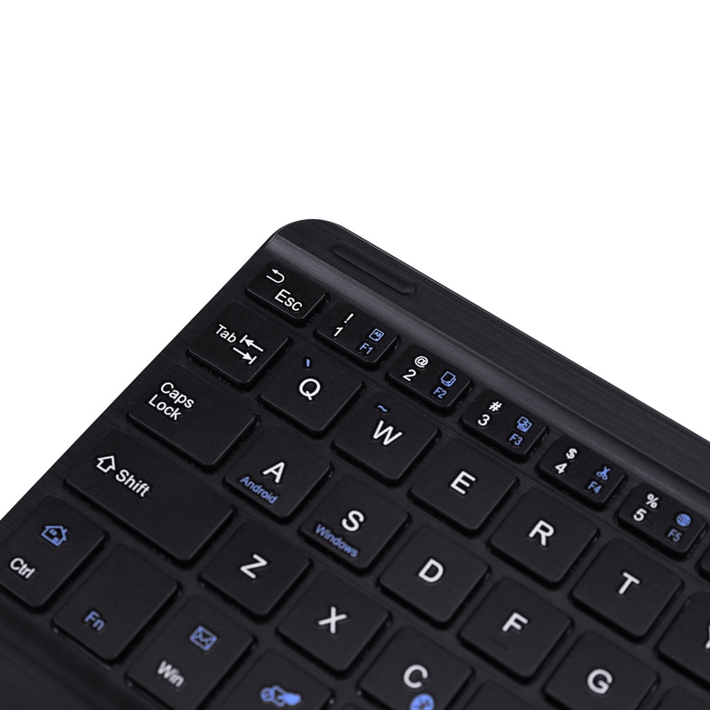 9-Inch Wireless Bluetooth Keyboard with Touchpad, Compact Small Tablet Keyboard for iPad Android Tablets Smartphones Laptops, Portable Slim Design for Travel Home Office.