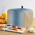 thumbnail image 2 of Light Blue Khaki Ombre Toaster Cover 2 Slice, Modern Abstract Art Gradient Dustproof Bakeware Oven Protector with Top Hook, Waterproof Small Kitchen Appliance Toasters Dust Cover, 11"x6"x8", 2 of 9