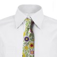thumbnail image 2 of Spring Necktie, Blooming Seasonal Flowers, Dress Tie, 3.7", Multicolor, by Ambesonne, 2 of 3