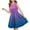 Dark Blue#A03, variant on Favoffer Girls' Spring-Summer Multicolor Gradient Elegant Skater Dress & Round-Neck Sleeveless Flared Dress for Casual, Party, Dance, Photoshoot 3-14Y