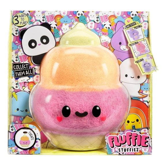 Fluffie Stuffiez Large Plush 11" Ice Cream - Surprise Reveal