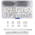 thumbnail image 1 of 560pcs JST Connector Kit 2.54mm JST-XHP 2/3/4/5 Pin Housing and Male Female Pin Head Connector Adapter Plug Kit, 1 of 6