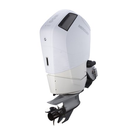 Mercury 8M0228529 7.6L V12 600hp Outboard Vented Splash Cover, White
