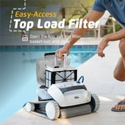 Dolphin (2026 Model) E10 Automatic Robotic Pool Vacuum Cleaner, Active Scrubber Brush, Ideal for Above-Ground Pools up to 30ft in Length